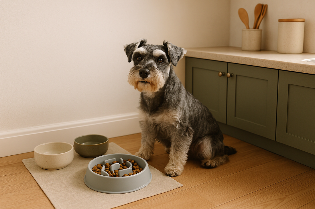 why dogs beg right after eating and how routine can help cover image