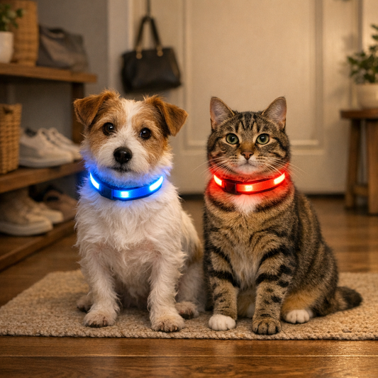 best led collars for small dogs and cats cover image