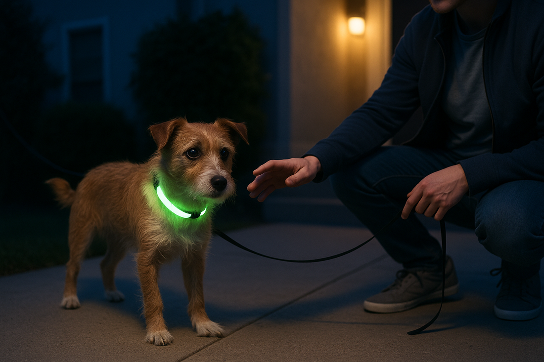 dog scared of walking at night how to build confidence safely cover image
