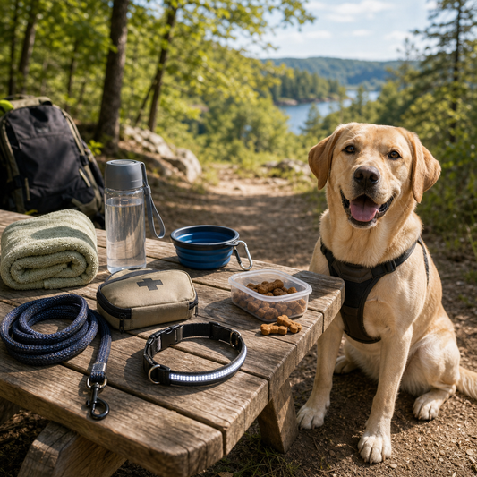 dog essentials for weekend hikes and day trips