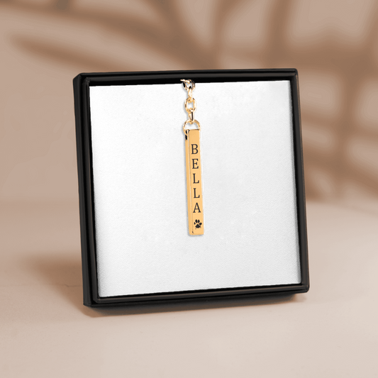 Personalized Pet Name Keychain