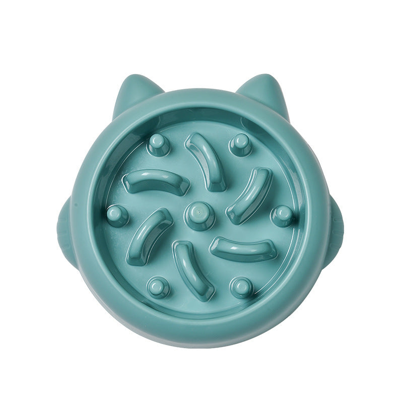 Anti-Gulping Slow Feeder Bowl for Dogs & Cats