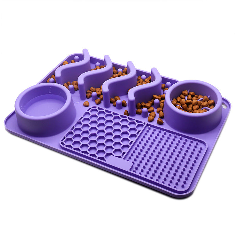 Silicone Lick Mat for Dogs & Cats – Anti-Anxiety Slow Feeder
