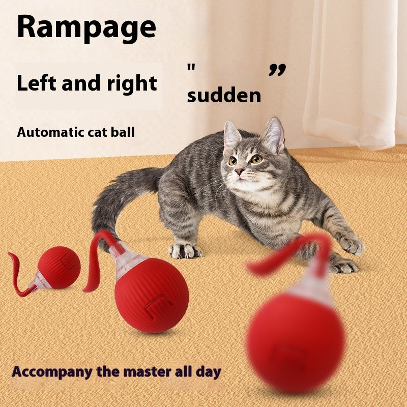 Automatic Interactive Rolling Ball Toy for Cats & Small Dogs