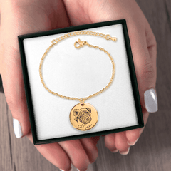 Dog Portrait Bracelet — personalized pet keepsake, detail view 5