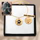 Custom Paw Print Bracelet