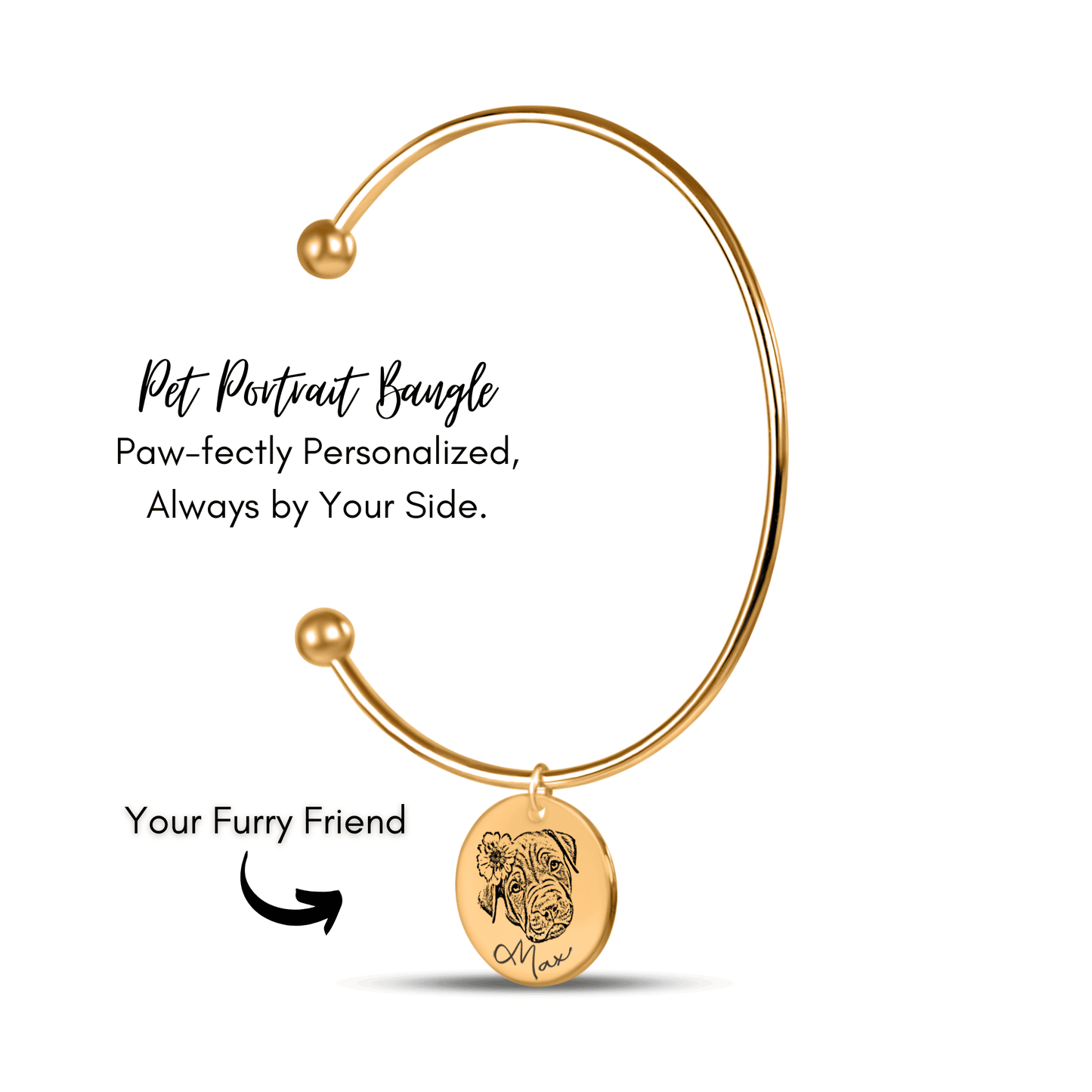 Personalized Pet Portrait Bangle