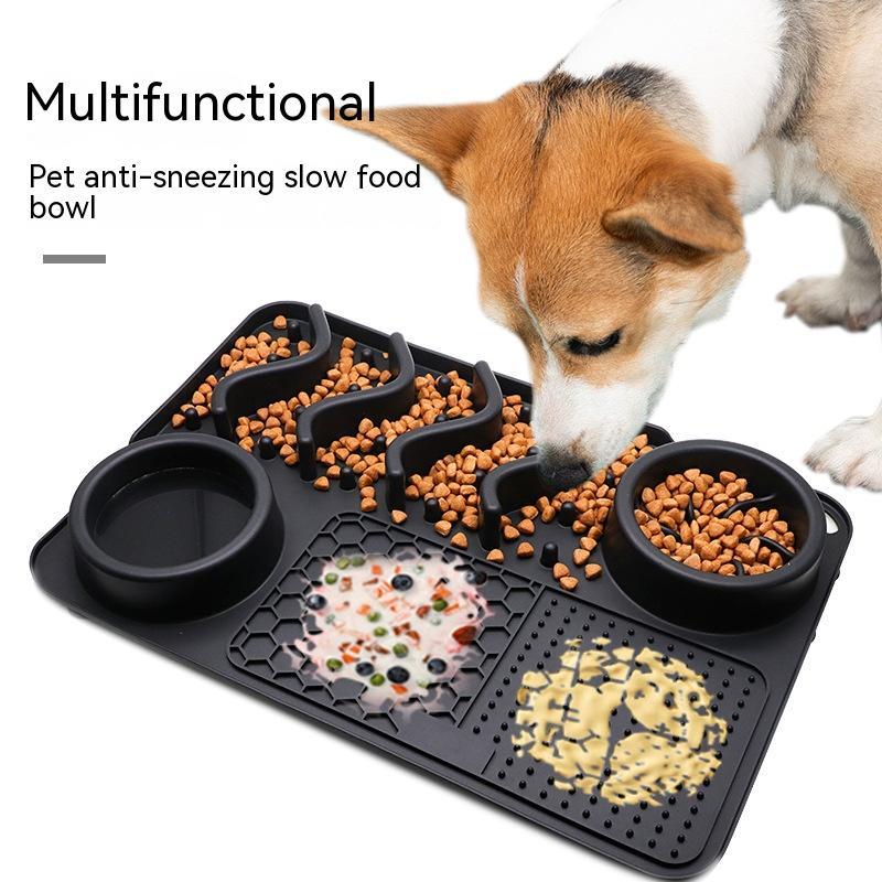 Silicone Lick Mat for Dogs & Cats – Anti-Anxiety Slow Feeder