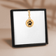 Custom Paw Print Keychain