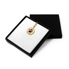 Pawprint Keychain — personalized pet keepsake, detail view 3