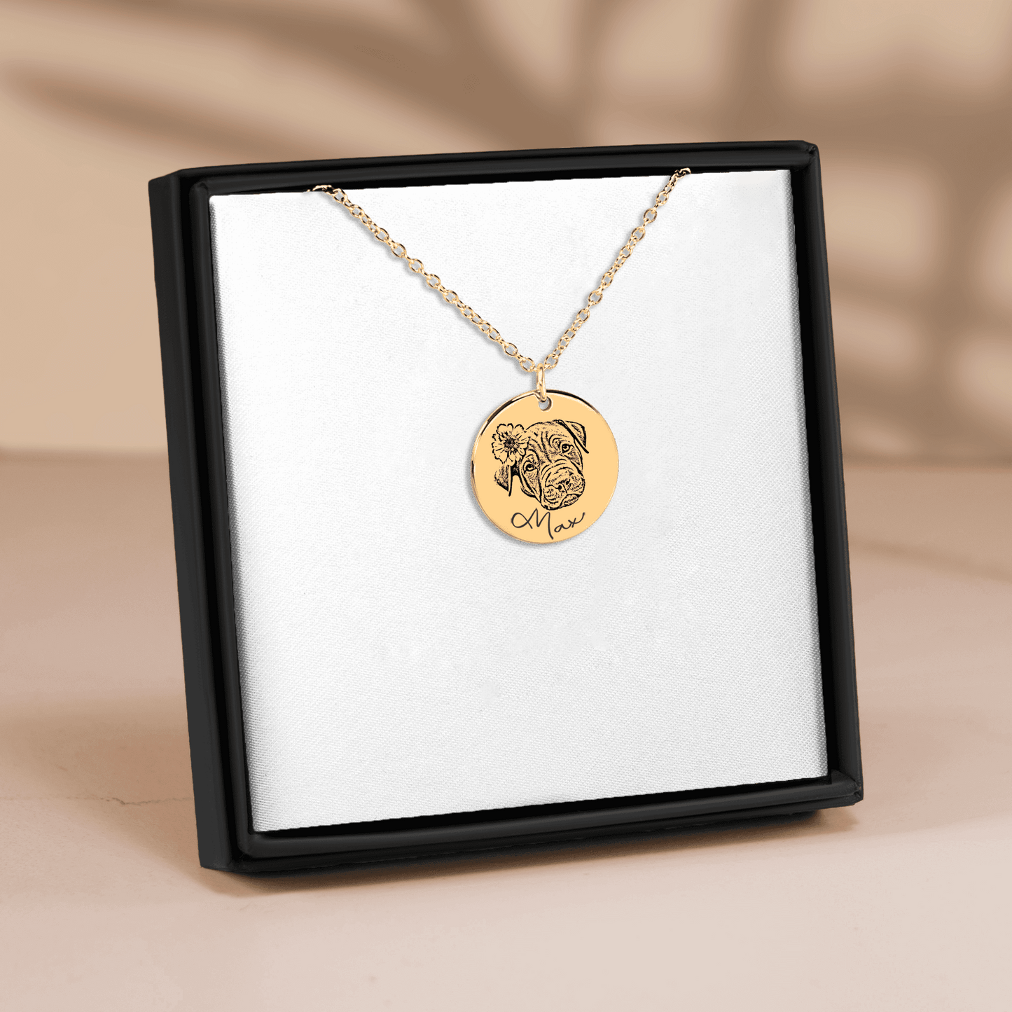 Personalized Dog Portrait Necklace