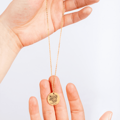 Dog Portrait Necklace — personalized pet keepsake, detail view 5