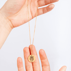 Cat Portrait Necklace — personalized pet keepsake, detail view 5