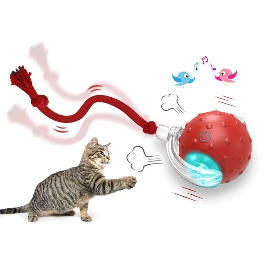 Automatic Interactive Rolling Ball Toy for Cats & Small Dogs