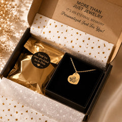 Pet Portrait Heart Necklace personalized pet keepsake detail view 3